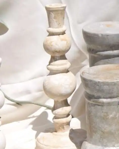 Candelabro Deidamia — cerámica artesanal hecha a mano en Asunción