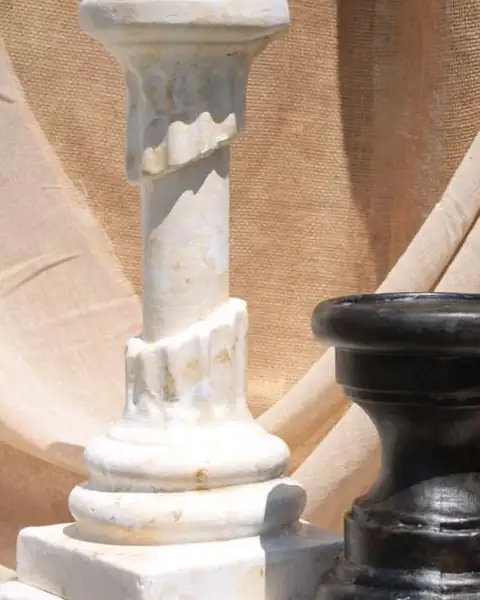 Candelabro Griego — cerámica artesanal hecha a mano en Asunción